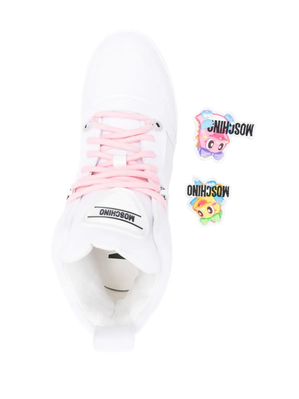 Moschino ケビン ハイトップスニーカー - White - 画像4