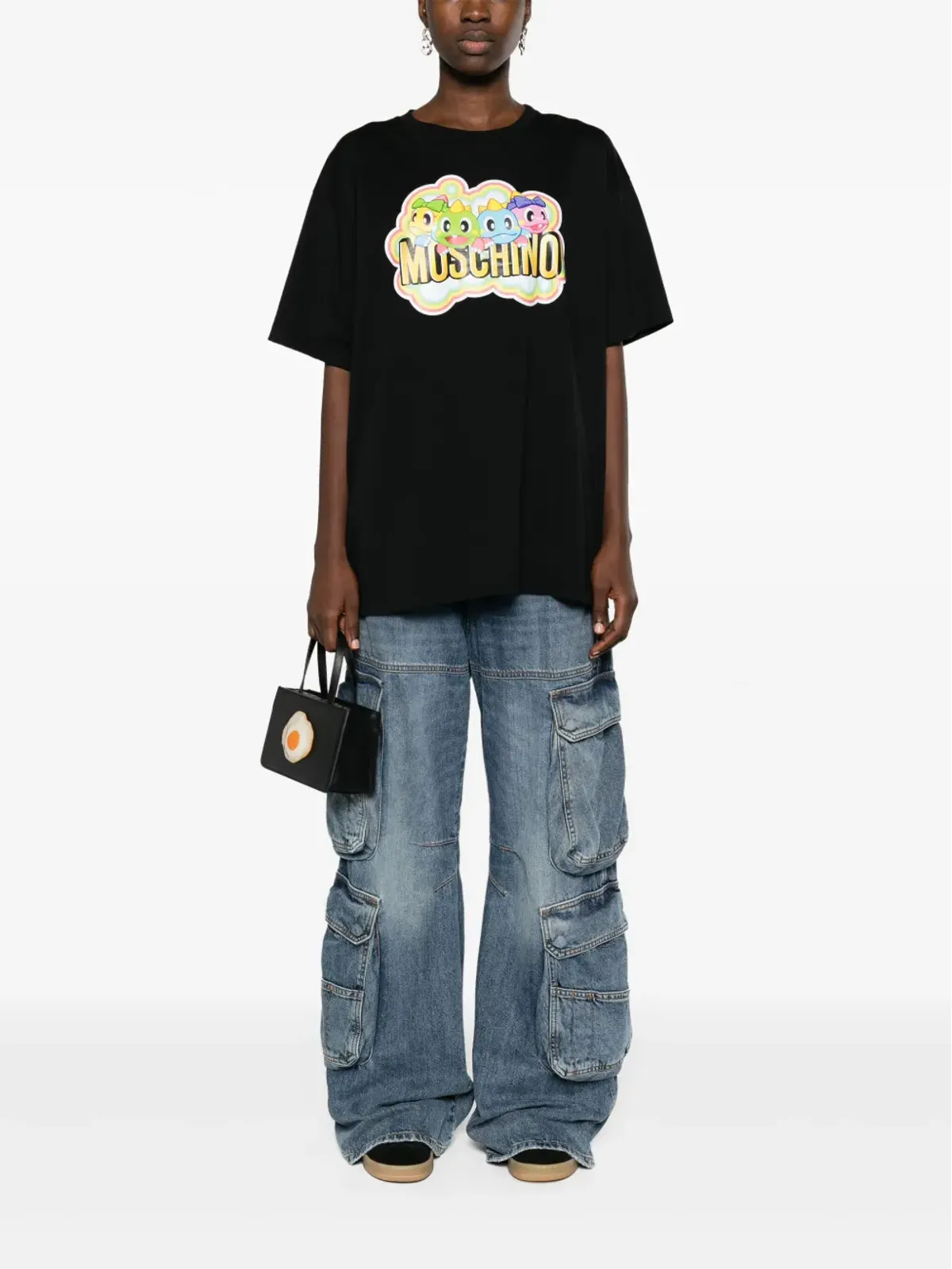Moschino カートゥーンプリント オーガニックコットン Tシャツ - 画像2