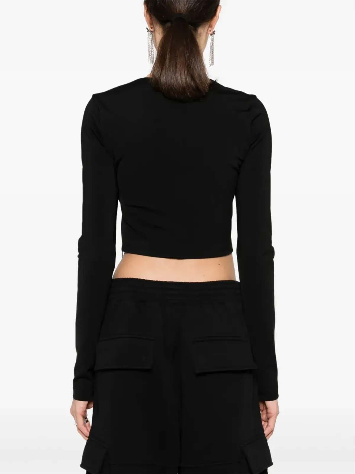 Givenchy スクエアネック クロップトップ - 画像4