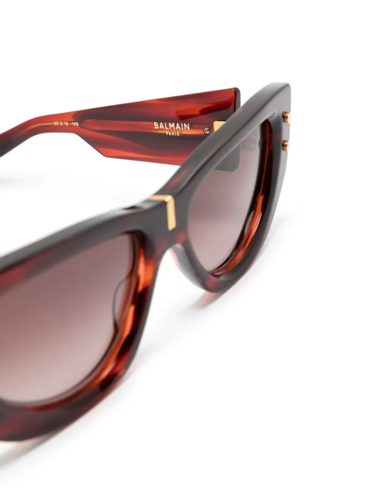 Balmain Eyewear B-Muse ジオメトリックフレーム サングラス - 画像3