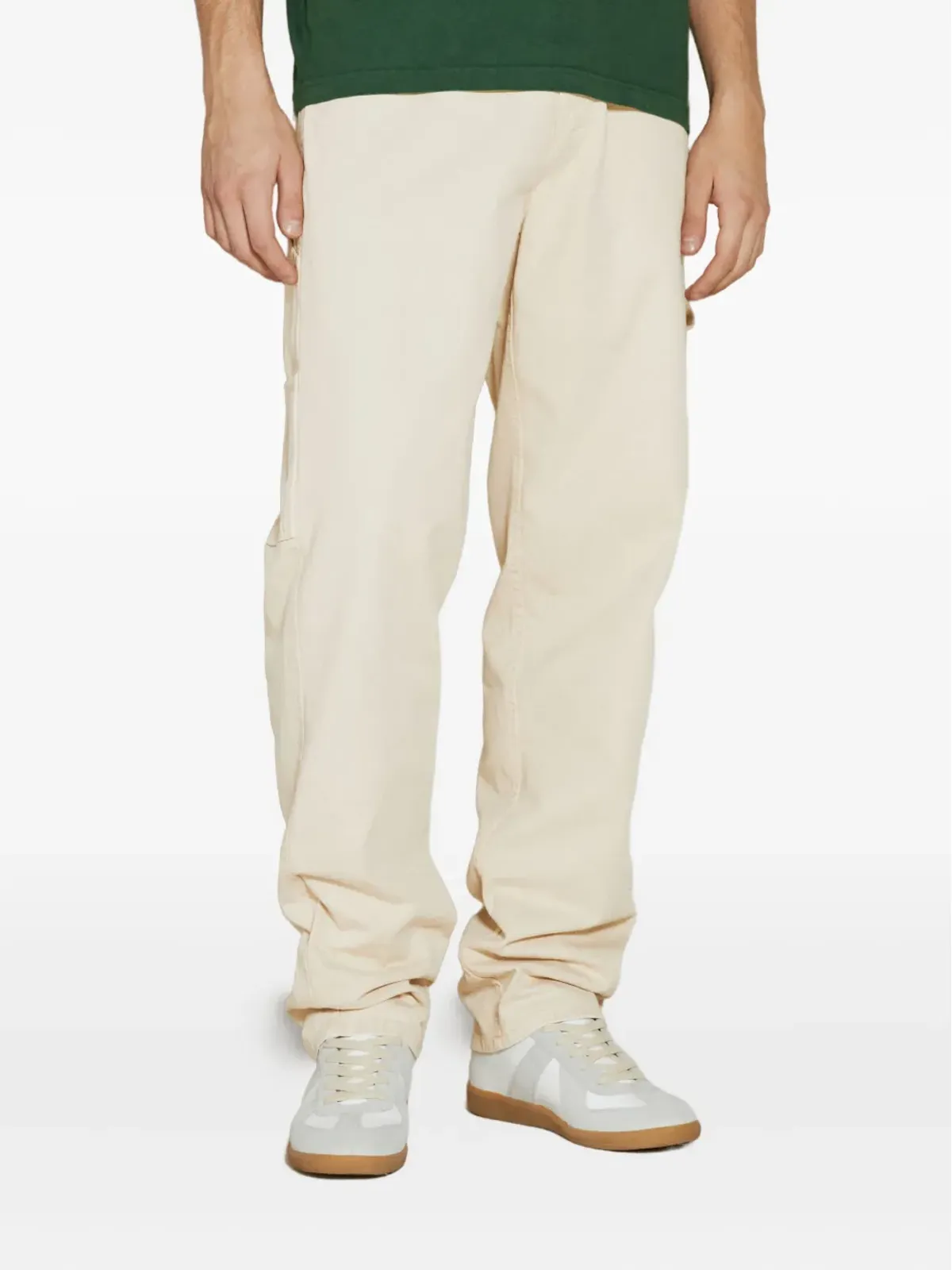 Awake NY ストラップディテール ポケット付き レギュラーフィットパンツ - Neutrals - 画像1