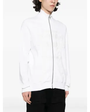 Rick Owens DRKSHDW ロゴエンボス ジップフロント コットンジャケット - サムネイル3