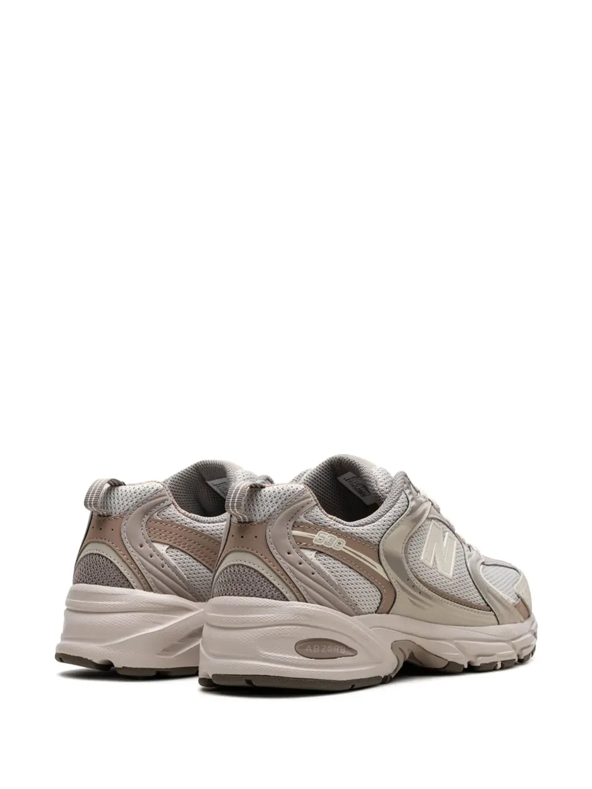 New Balance ローカット レザー×メッシュ スニーカー - 画像3