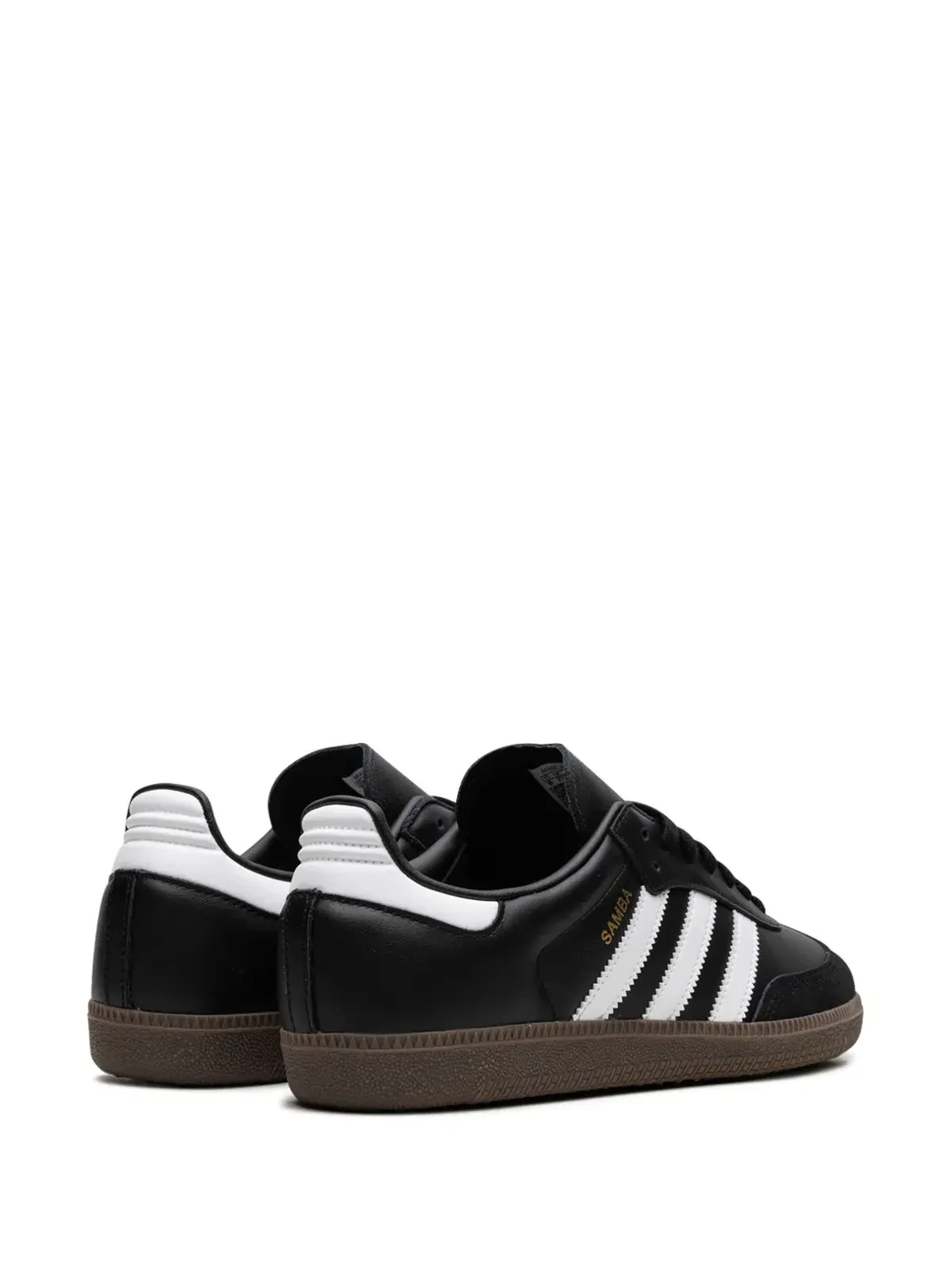 adidas Samba OG ブラック/クリアグラナイト スニーカー - 画像3