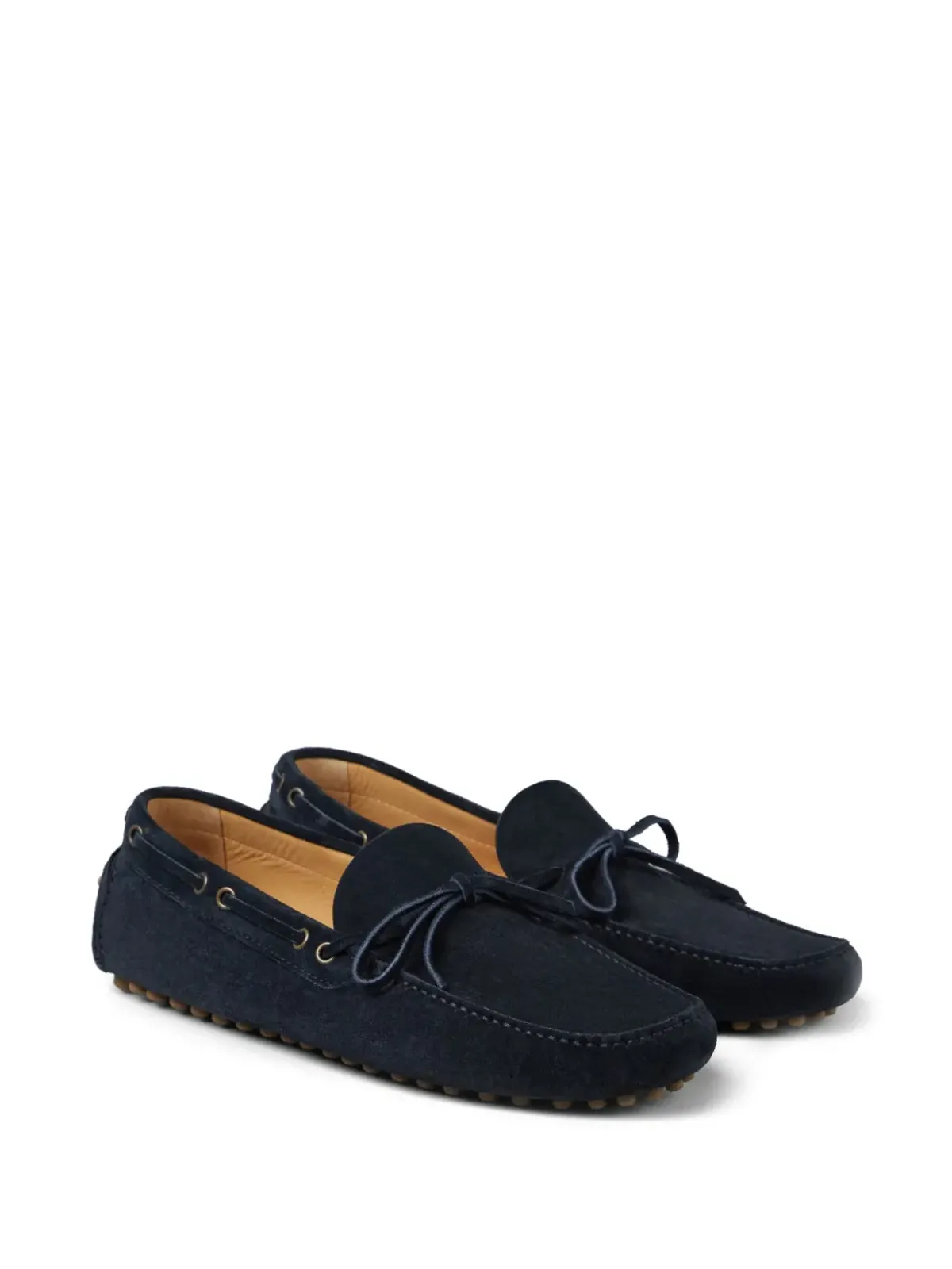 Brunello Cucinelli レースディテール付きスエードローファー - 画像2