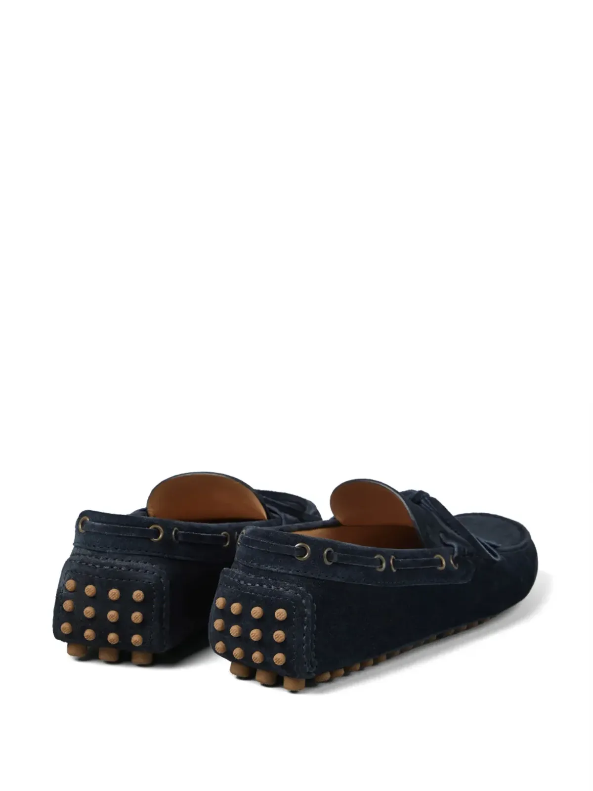 Brunello Cucinelli レースディテール付きスエードローファー - 画像3
