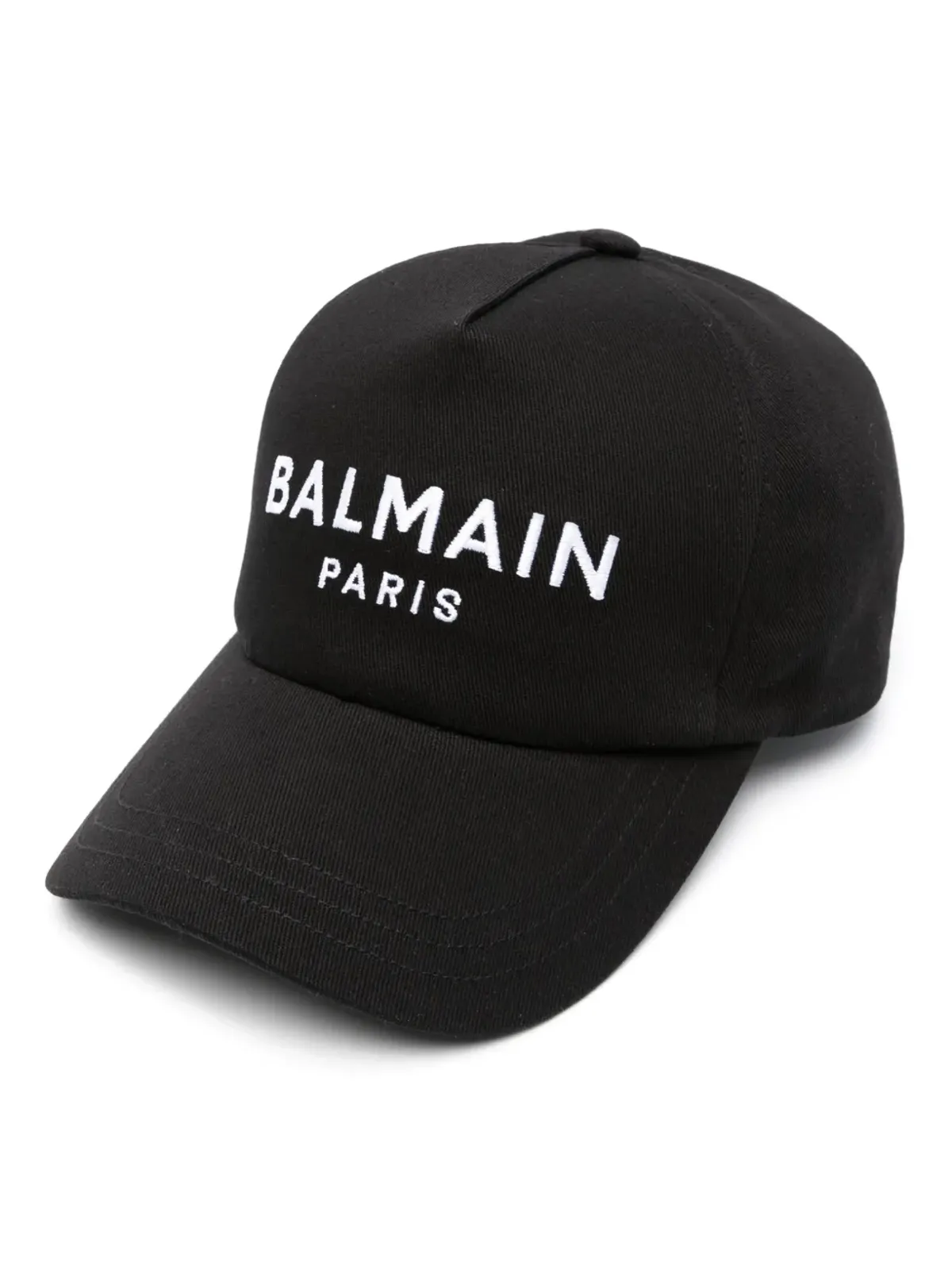 Balmain エンブロイダードロゴ キャップ - ブラック - 画像1