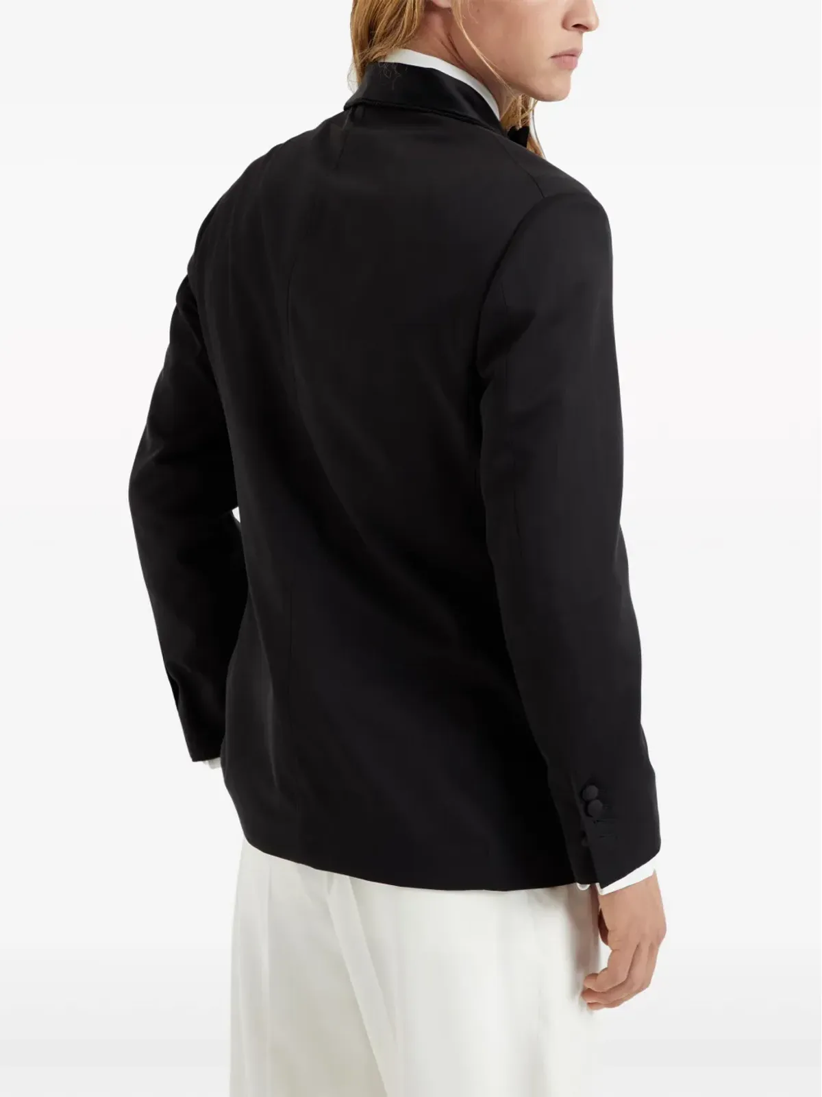 Brunello Cucinelli ディナー用 ショールラペル ブレザー - 画像4