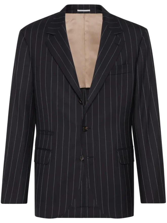 Brunello Cucinelli Brunello Cucinelli ウールブレザー ブラックの商品画像