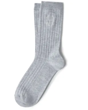 Brunello Cucinelli インターシャロゴ入りニットソックス - サムネイル1