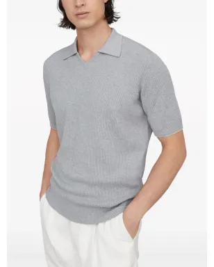 Brunello Cucinelli リブ編みポロジャンパー - サムネイル2