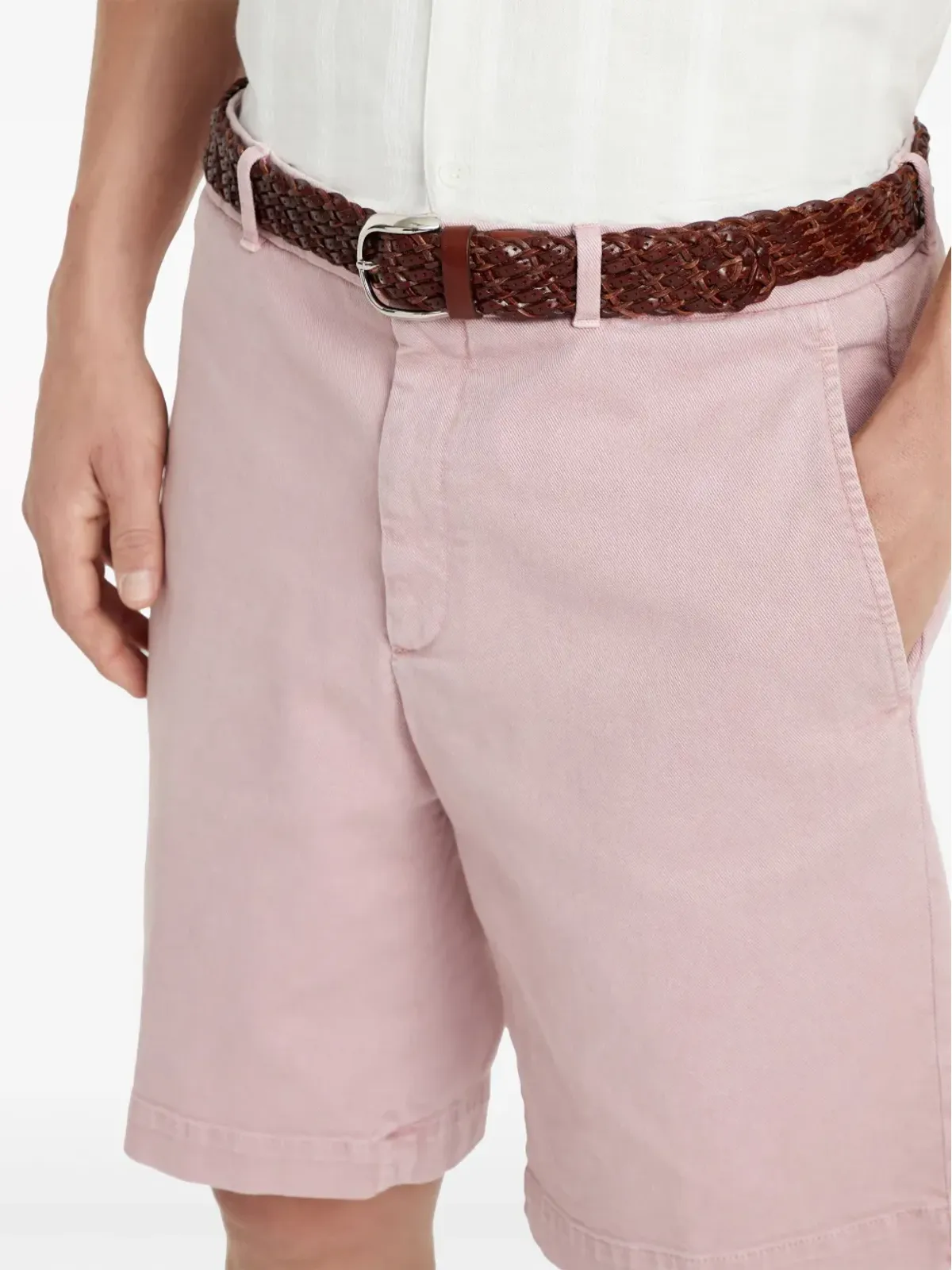 Brunello Cucinelli デニム バミューダショーツ ピンク - 画像5