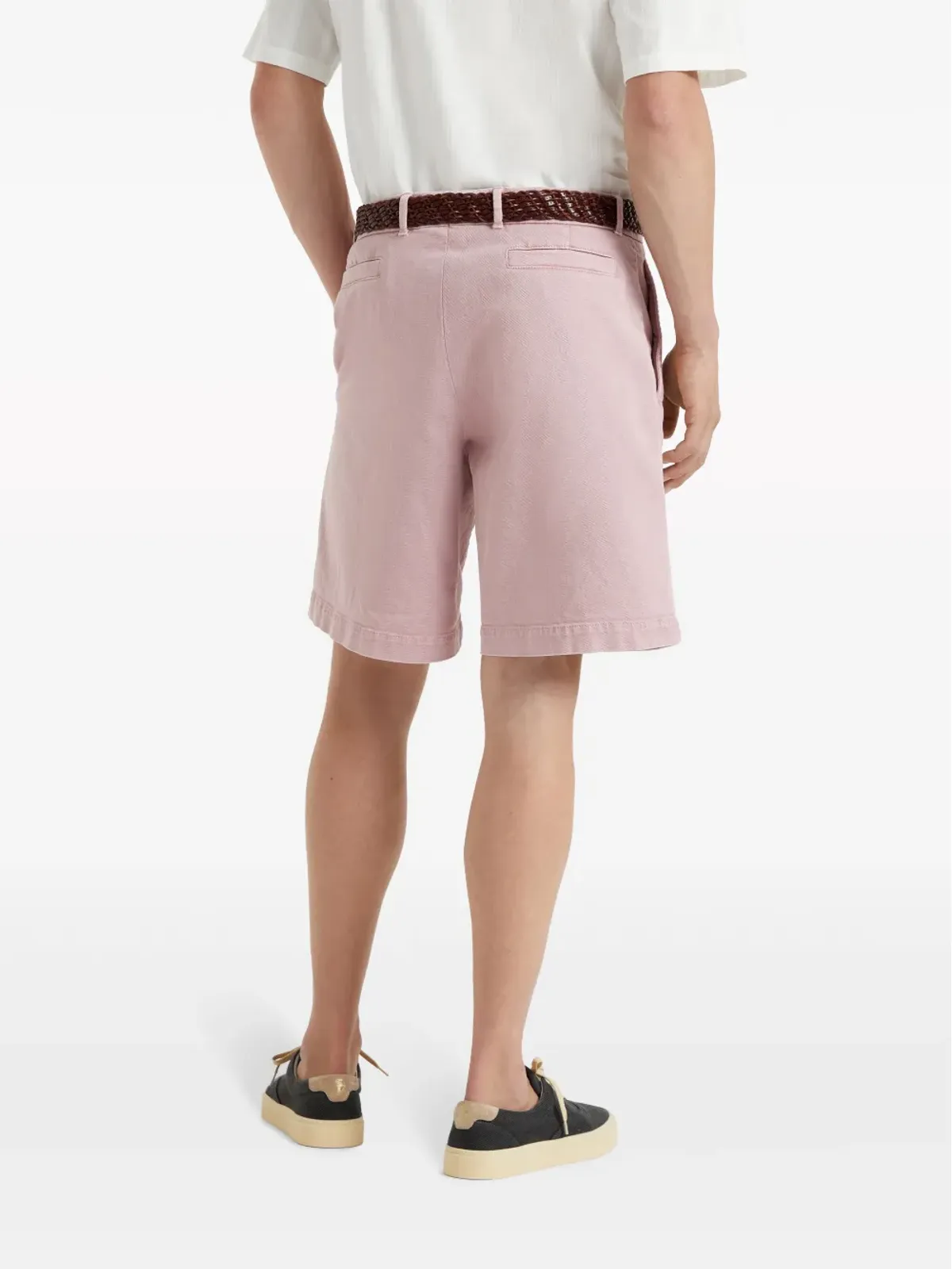 Brunello Cucinelli デニム バミューダショーツ ピンク - 画像4