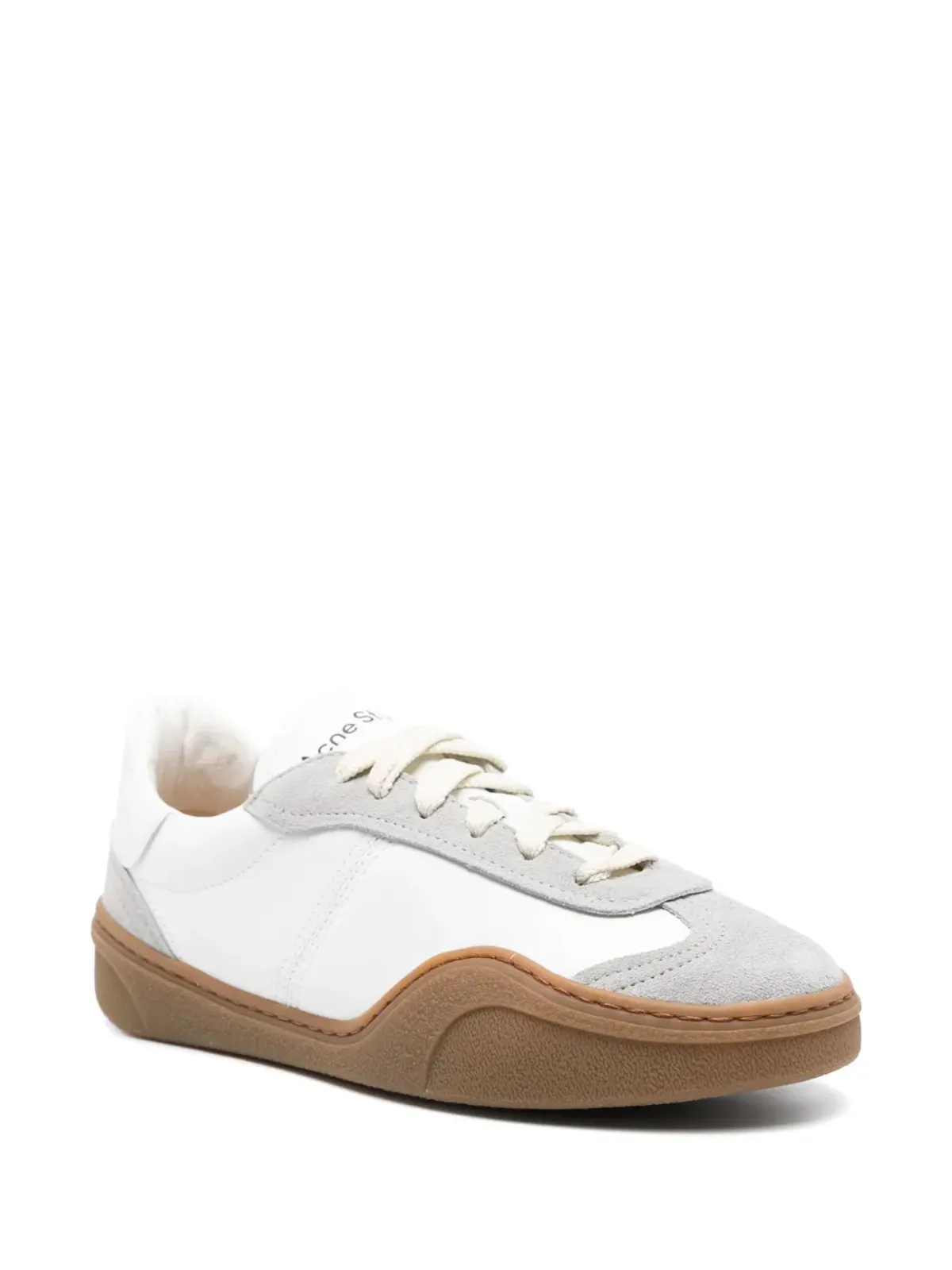 Acne Studios パネルデザイン レザースニーカー - 画像2