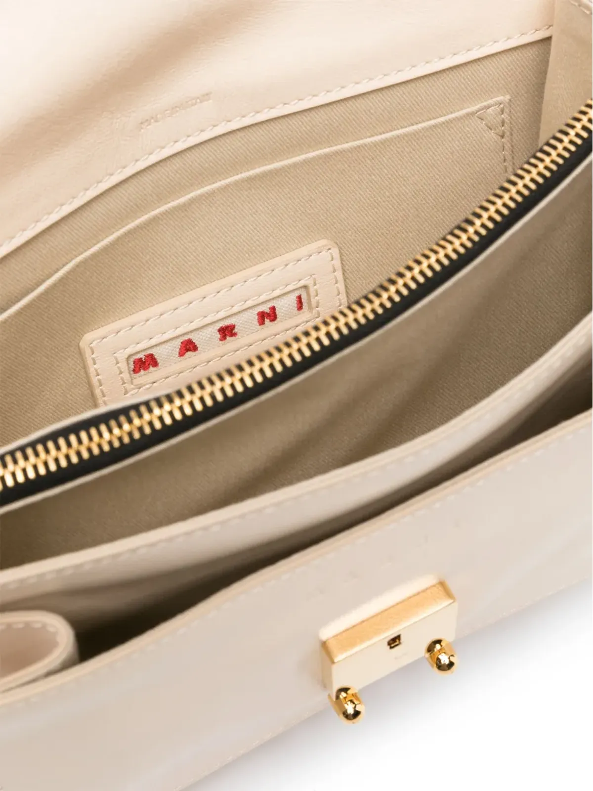 Marni ミディアム トランク ソフト ショルダーバッグ - ニュートラルカラー - 画像5