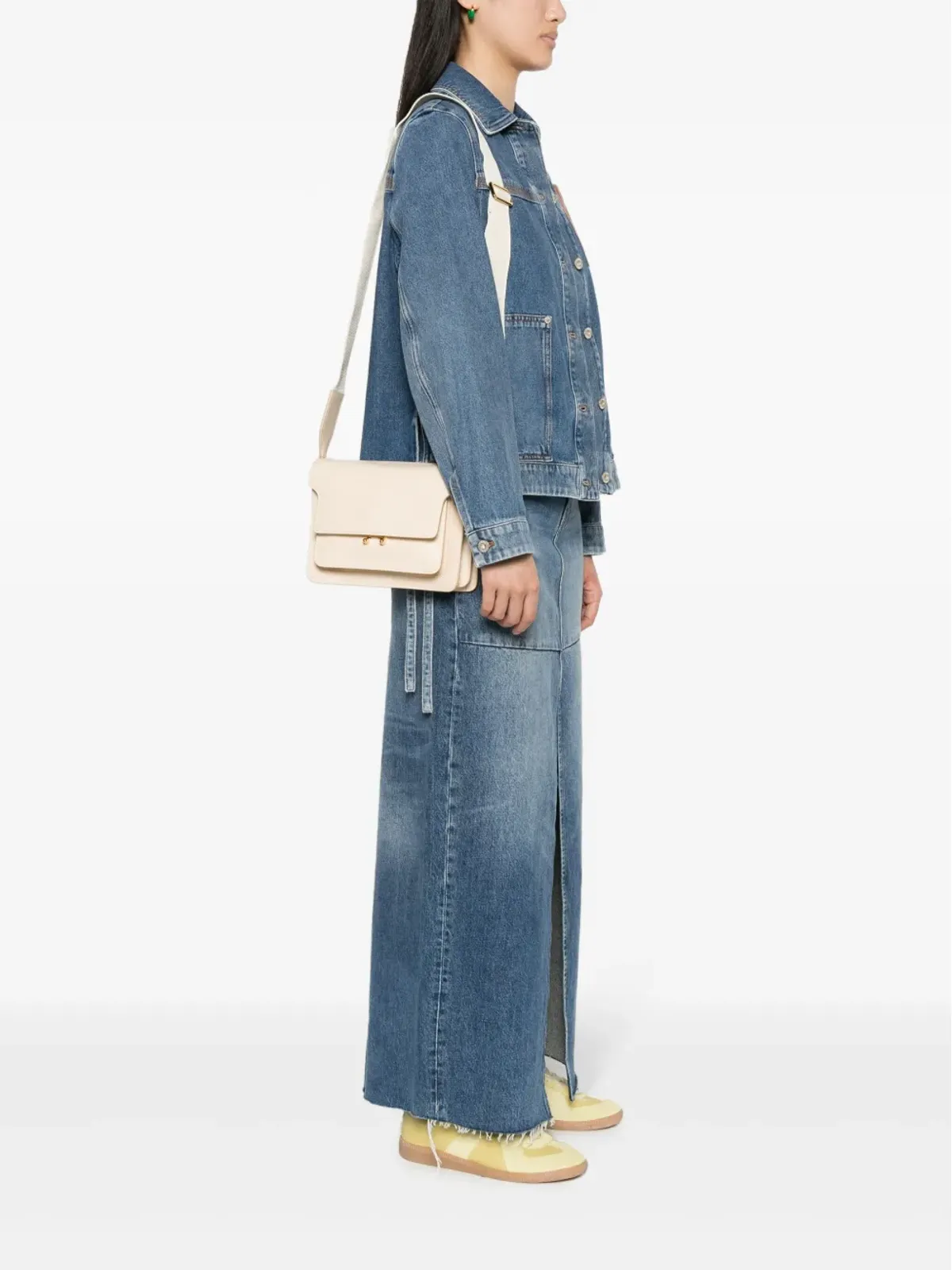 Marni ミディアム トランク ソフト ショルダーバッグ - ニュートラルカラー - 画像2
