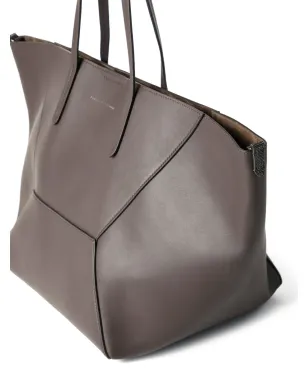 Brunello Cucinelli BC Duo レザートートバッグ - ブラウン - サムネイル4
