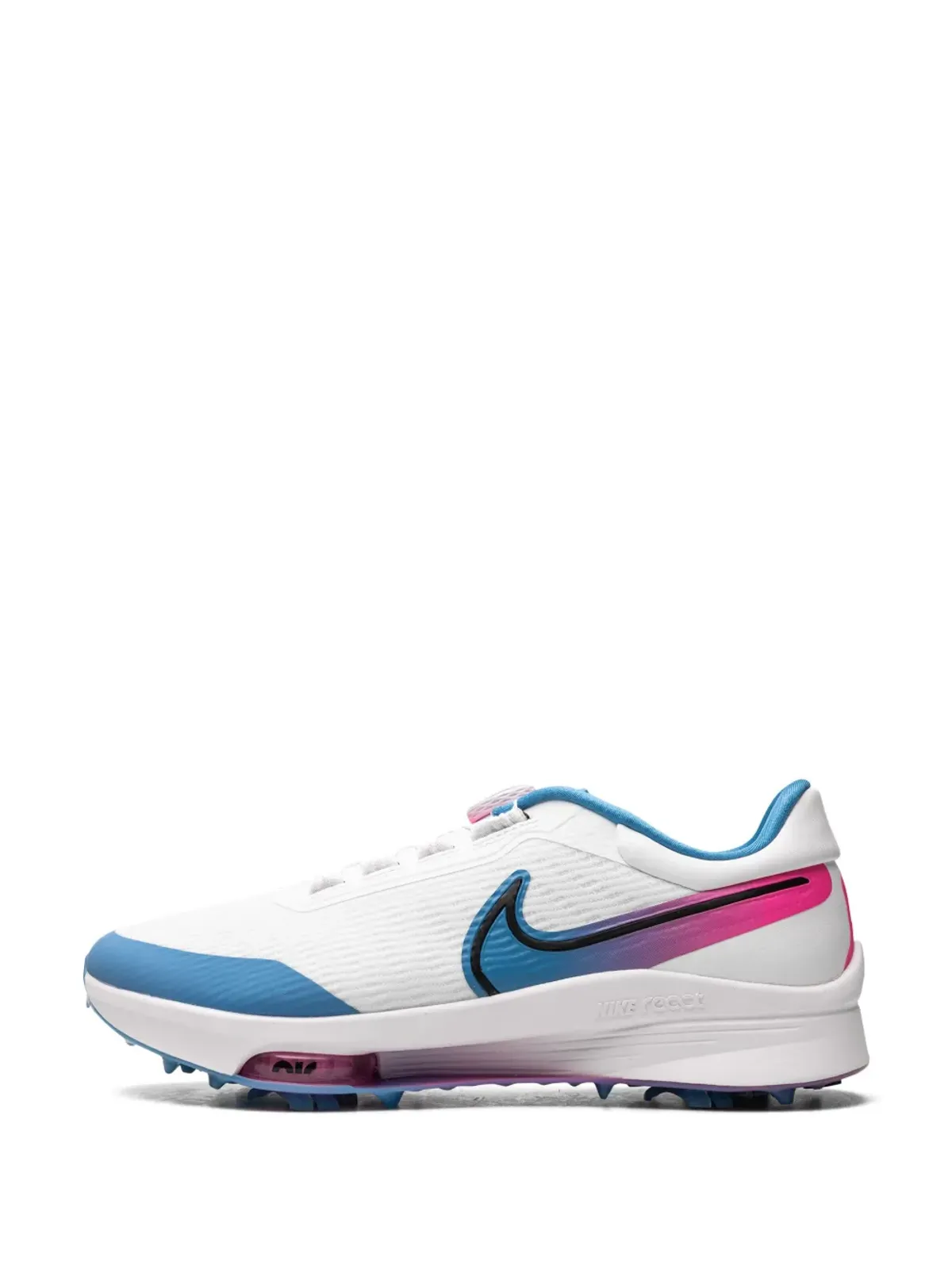Nike エア ズーム インフィニティ ツアー NEXT% ボア ワイド ホワイト/オーロラブルー/ピンクブラスト スニーカー - 画像5