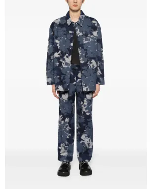 Maison Kitsuné アブストラクトプリント ストレートジーンズ - サムネイル2