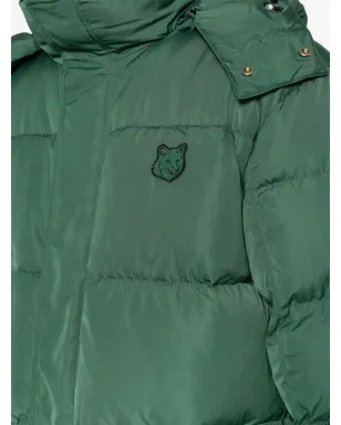 Maison Kitsuné Foxパッチ フード付きダウンコート - グリーン - サムネイル5