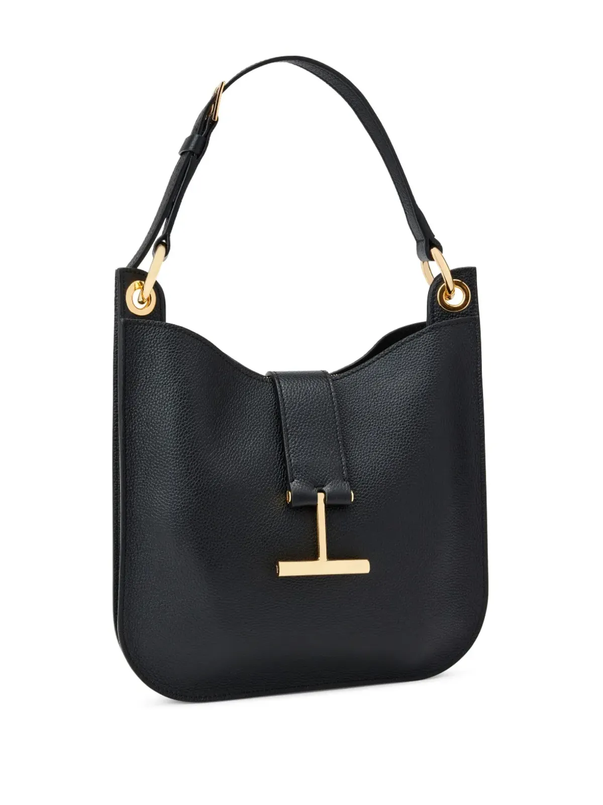 TOM FORD 小さめの Tara レザー トートバッグ - ブラック - 画像3