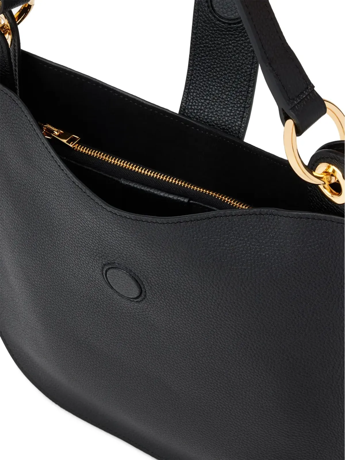 TOM FORD 小さめの Tara レザー トートバッグ - ブラック - 画像4