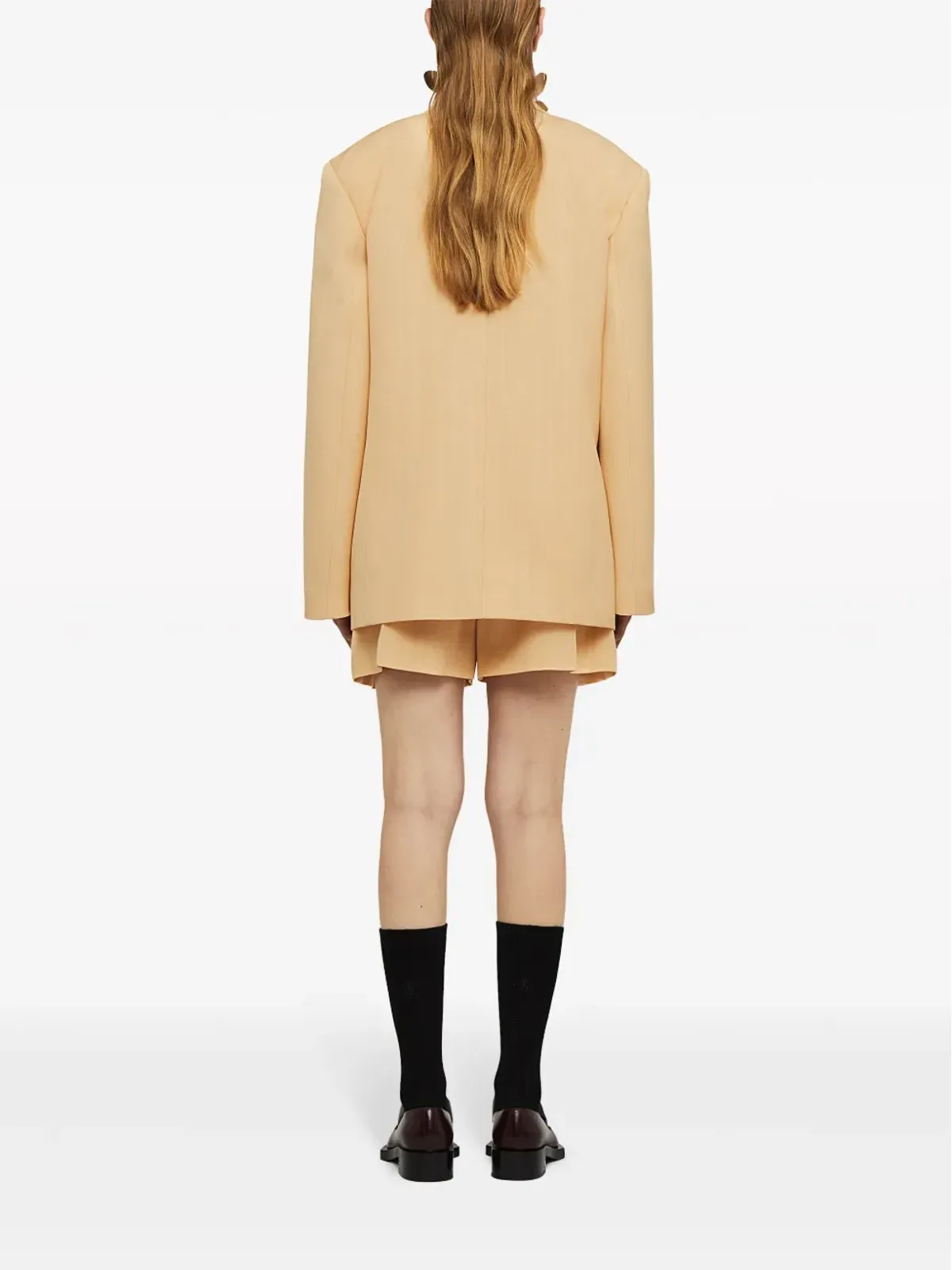 Jil Sander シングルブレスト・クレープブレザー - オレンジ - 画像4