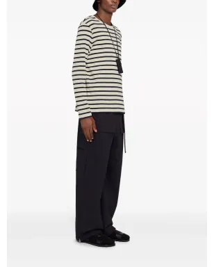 Jil Sander ベルテッド ワイドレッグ パンツ ブルー - サムネイル3