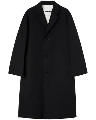 Jil Sander ノッチドラペル付き シングルブレスト コート - ブラック - サムネイル1