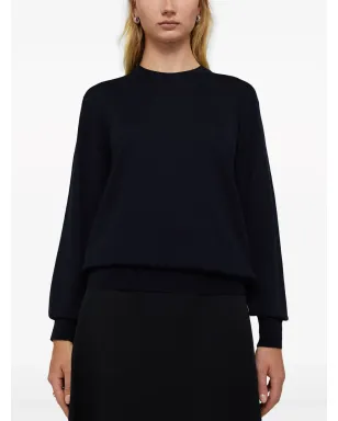 Jil Sander クルーネック カシミア トップ ブルー - サムネイル2