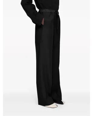 Jil Sander ドローコード付き ウール ストレートレッグ パンツ - サムネイル3
