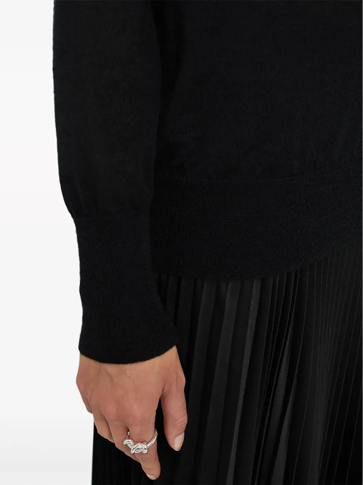 Jil Sander Vネック カシミア トップス - 画像4