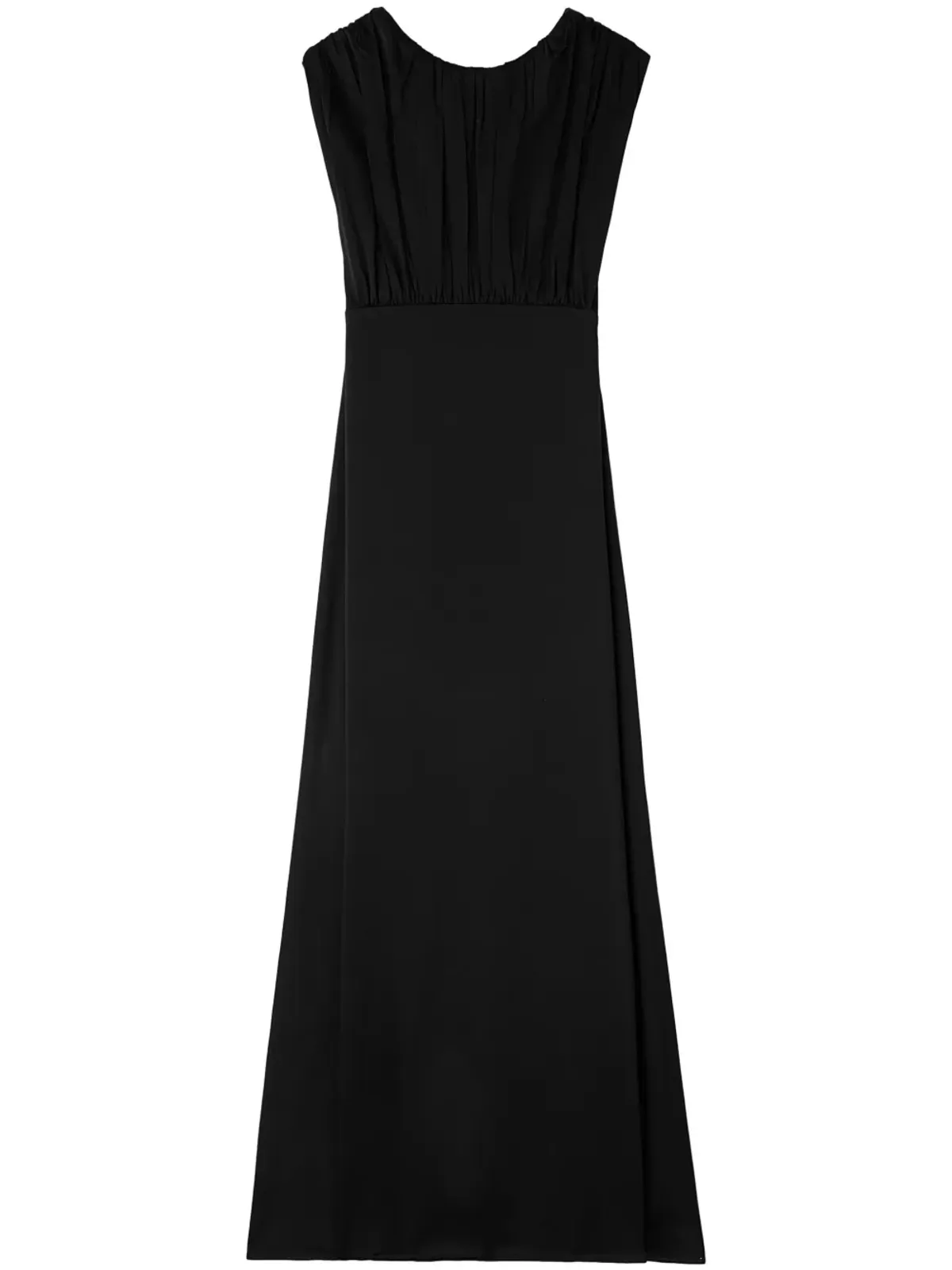 Jil Sander ギャザー入りノースリーブイブニングドレス - 画像1