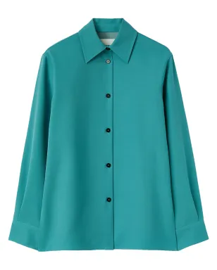 Jil Sander ポインテッドカラー ウールシャツ - サムネイル1