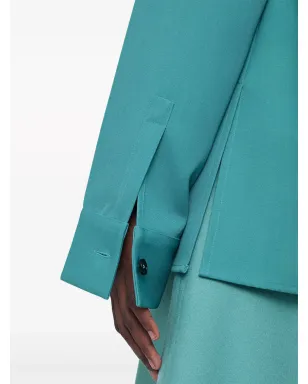 Jil Sander ポインテッドカラー ウールシャツ - サムネイル5