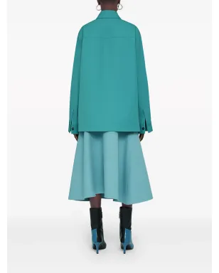 Jil Sander ポインテッドカラー ウールシャツ - サムネイル3