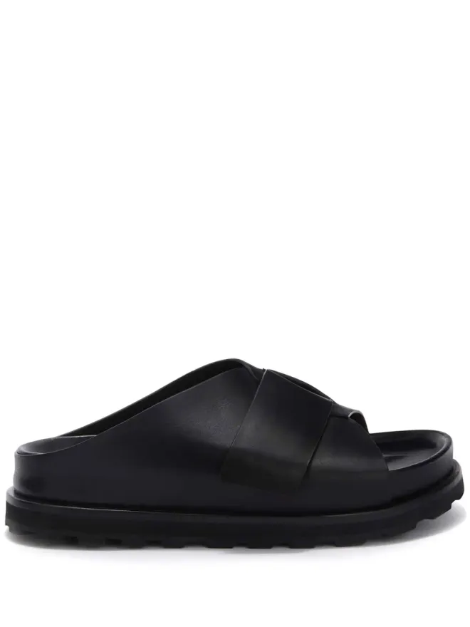 Jil Sander Jil Sander プラットフォーム レザー サンダルの商品画像