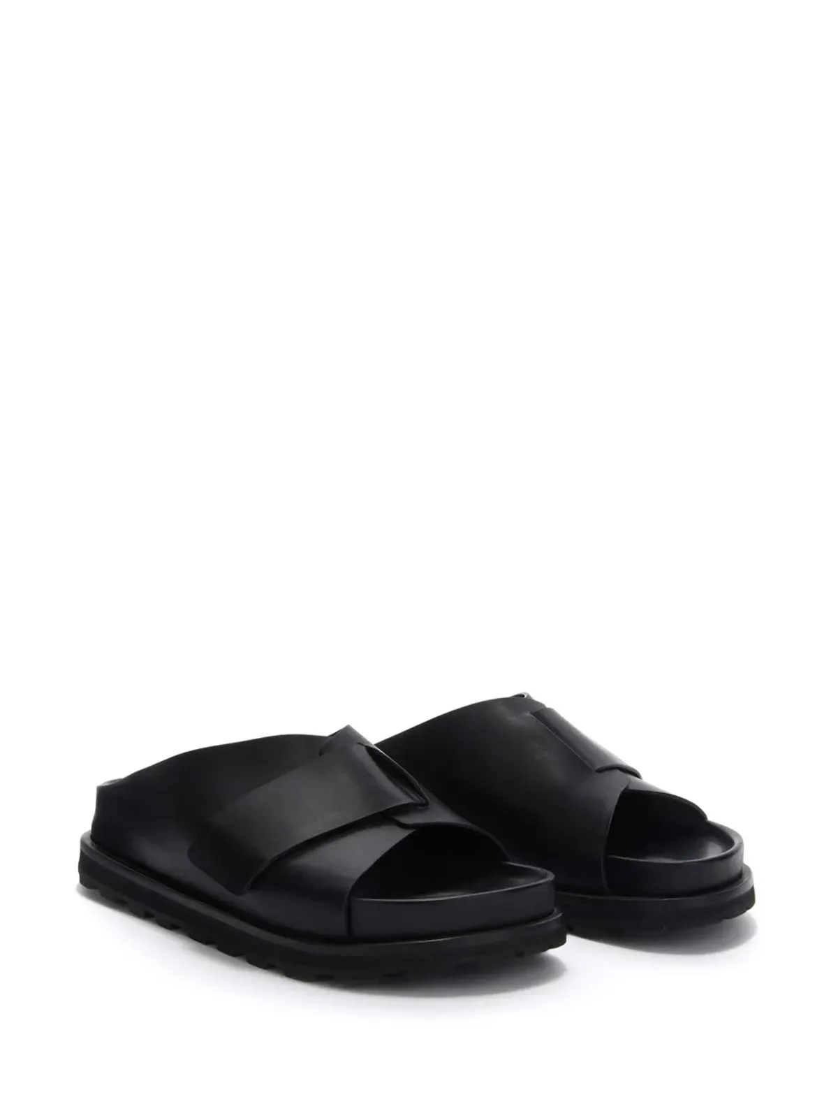 Jil Sander プラットフォーム レザー サンダル - 画像2