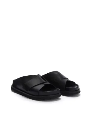 Jil Sander プラットフォーム レザー サンダル - サムネイル2