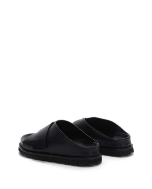 Jil Sander プラットフォーム レザー サンダル - サムネイル3