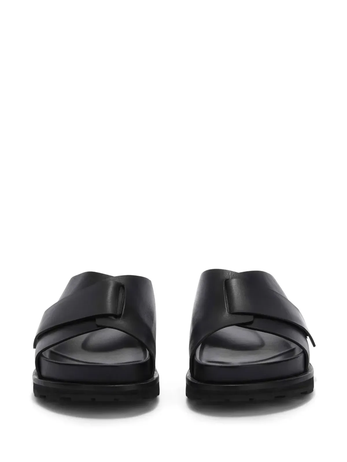 Jil Sander プラットフォーム レザー サンダル - 画像4