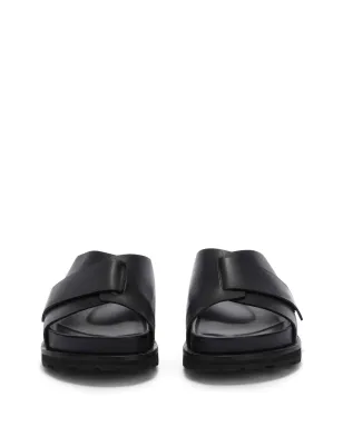 Jil Sander プラットフォーム レザー サンダル - サムネイル4