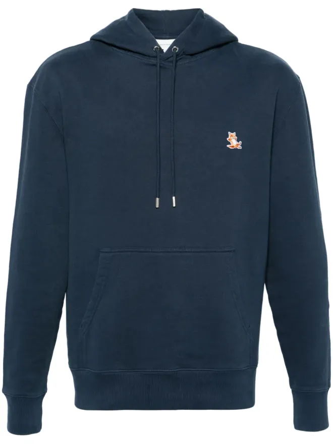 Maison Kitsuné Maison Kitsuné Chillax Fox コットン フーディー ブルーの商品画像
