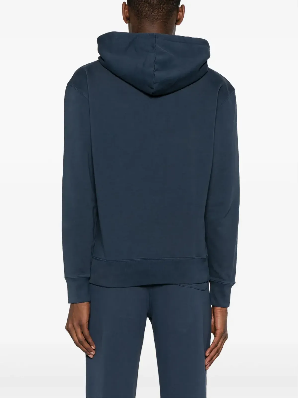 Maison Kitsuné Chillax Fox コットン フーディー ブルー - 画像4