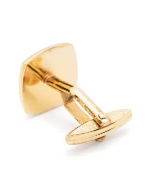 Christian Dior ビンテージ 1980年代 ロゴプリント ネクタイクリップとカフリンクスのセット - ゴールド - サムネイル2