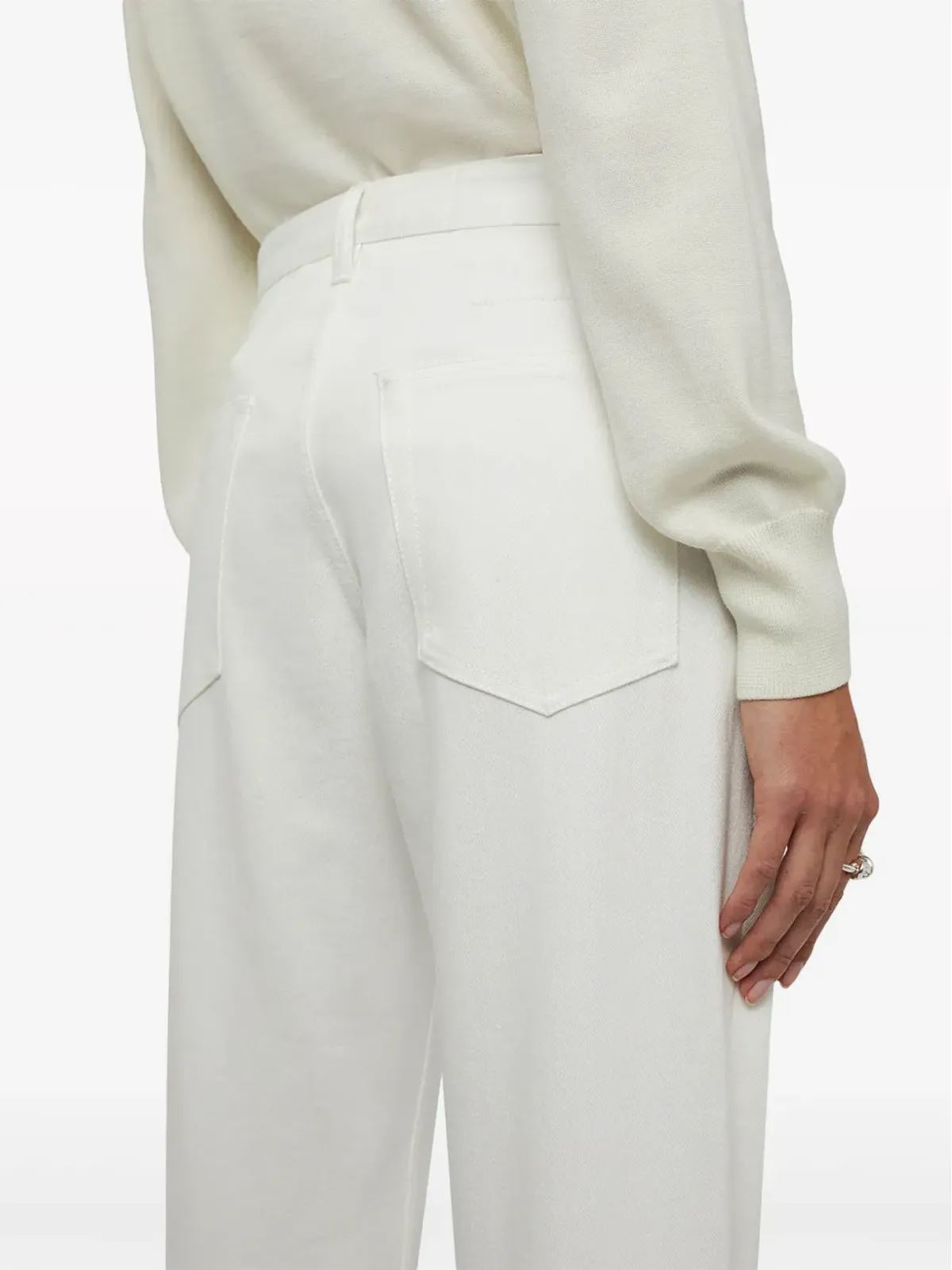 Jil Sander クロップドストレートジーンズ - 画像2
