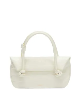 Jil Sander 小型クロコダイルエフェクト ショルダーバッグ - White - サムネイル1