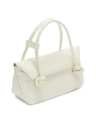 Jil Sander 小型クロコダイルエフェクト ショルダーバッグ - White - サムネイル3