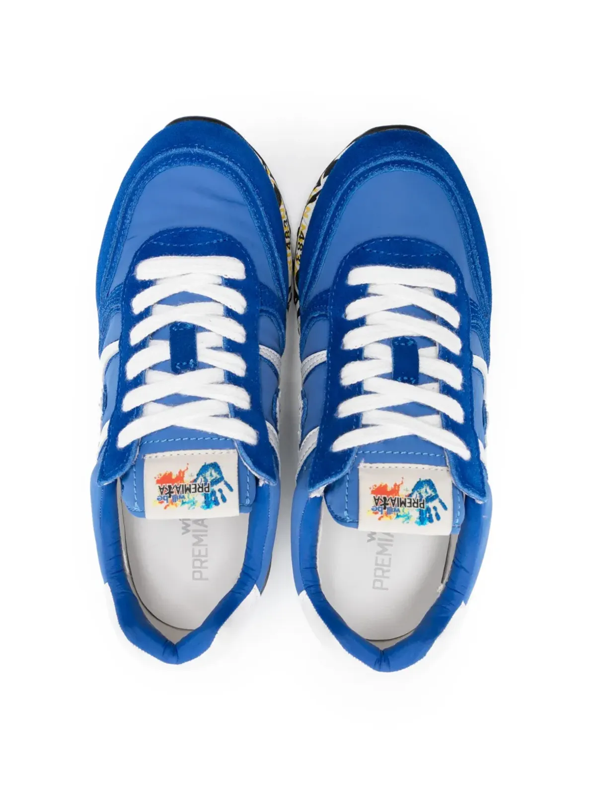 Premiata Kids Skyb 8001B ロゴパッチ スニーカー - 画像3