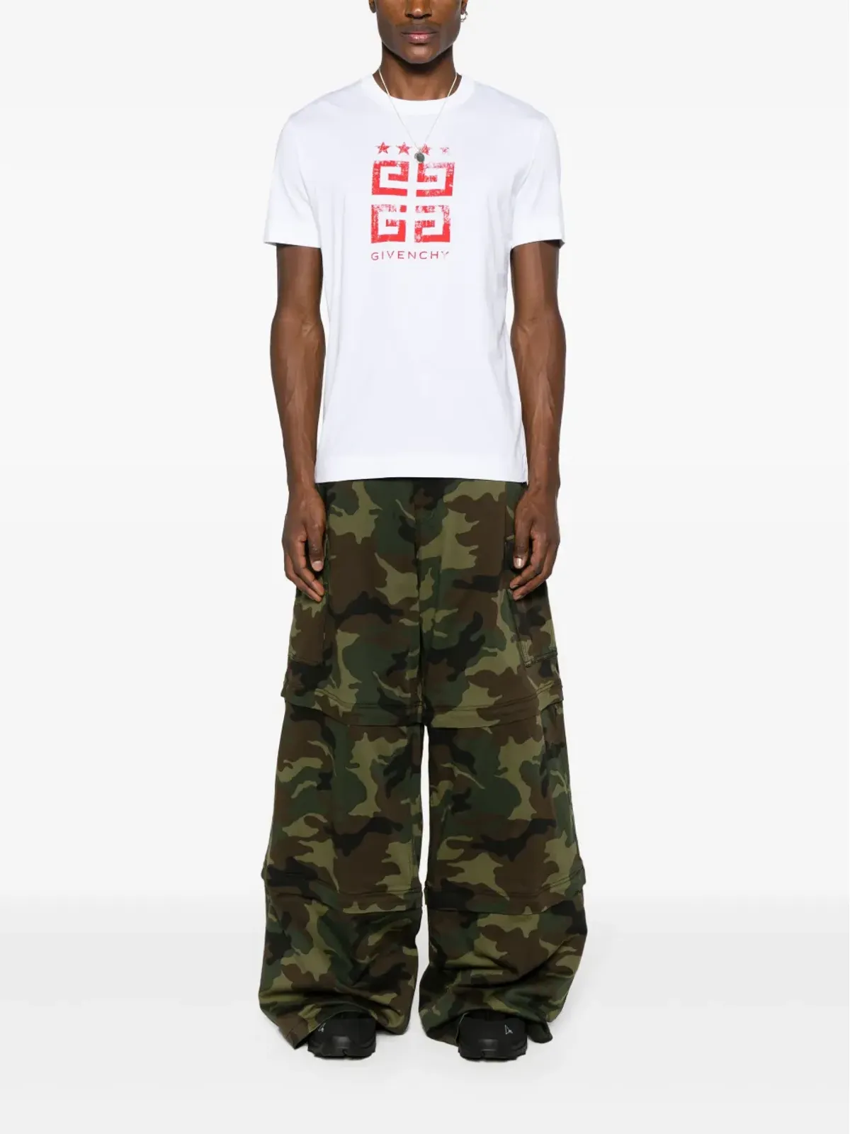 Givenchy 4Gプリント コットン Tシャツ - ホワイト - 画像2
